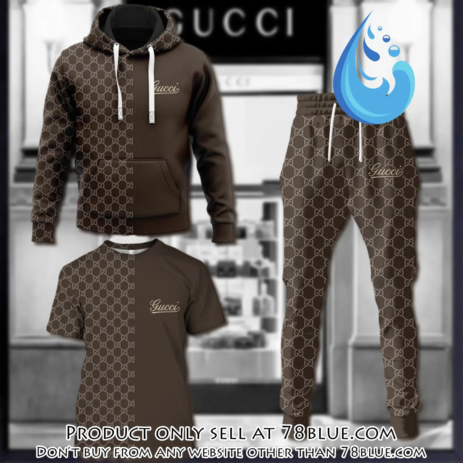 Gucci luxury brand combo tshirt hoodie long pants set trending 24 outfit sport lcs1032 78b0508133